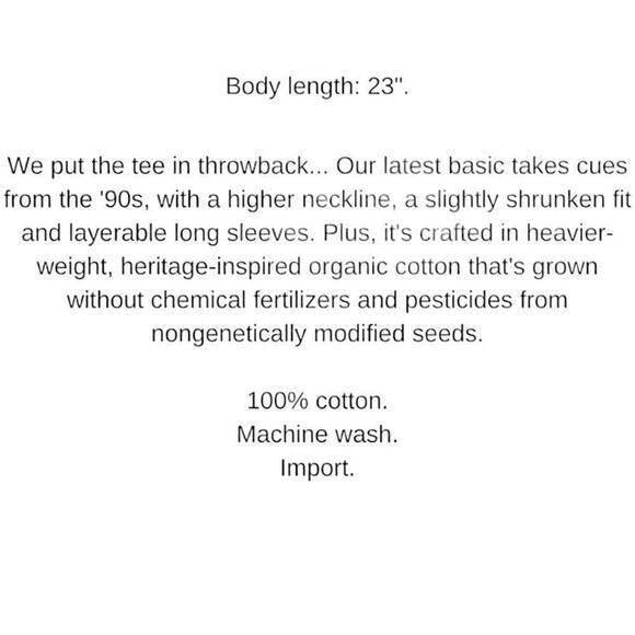 ⭐J Crew Organic Cotton Crop Tee Coral XS CLOSET CLEAR OUT - Picture 12 of 12